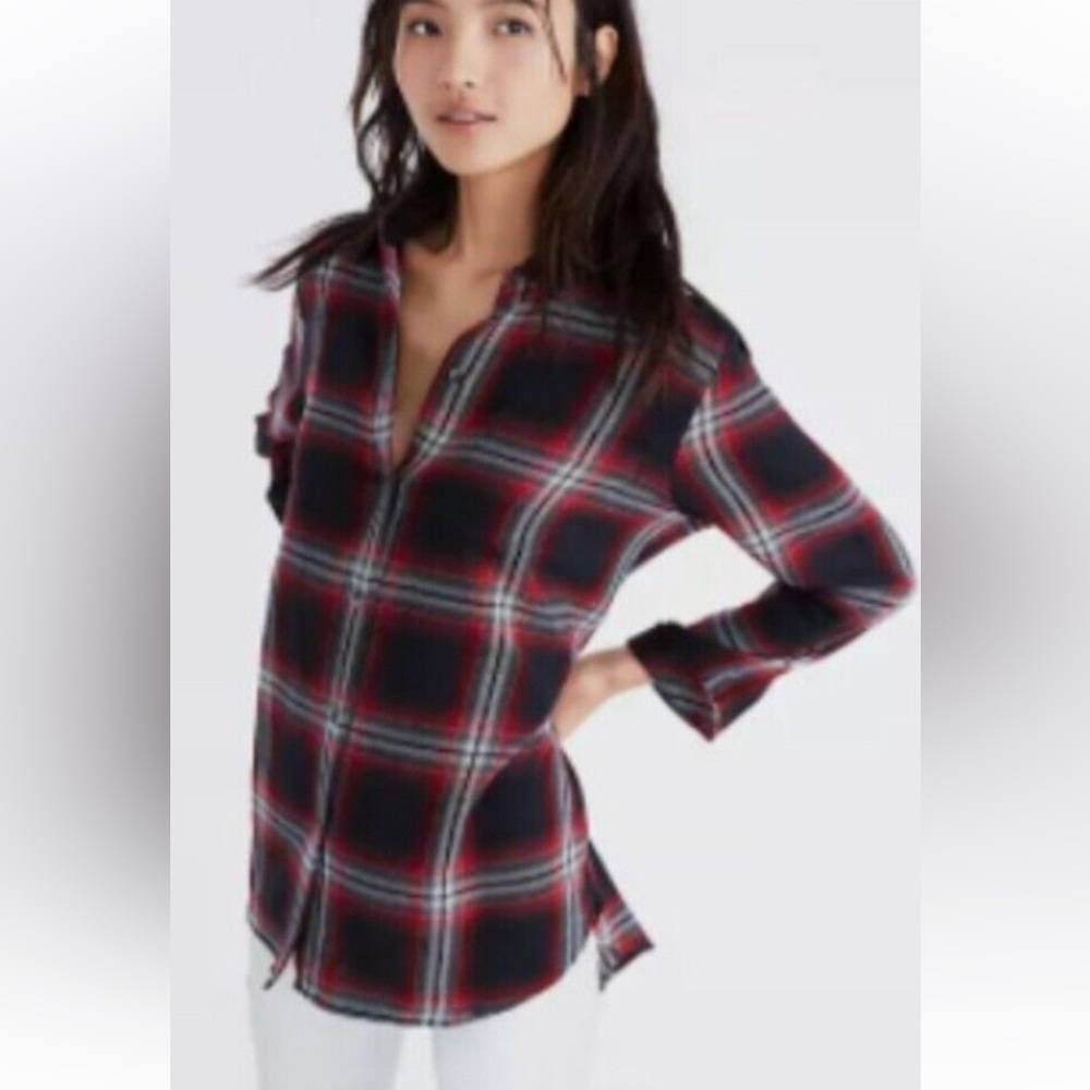 Madewell Button Up Flannel size small